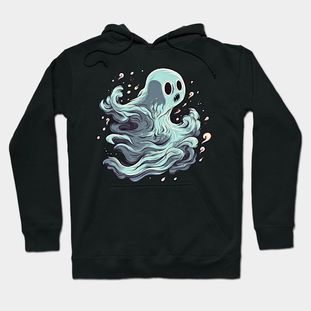 Eerie Halloween Ghoul Art - Spooky Season Delight Hoodie by Captain Peter Designs